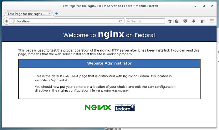 Изменить порт nginx centos